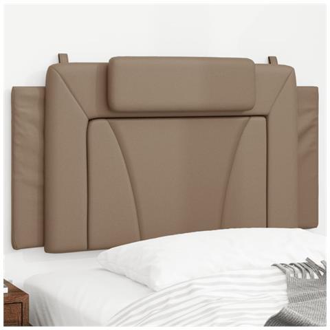 Cuscino Testiera Cappuccino 100 Cm In Similpelle - Foto 1