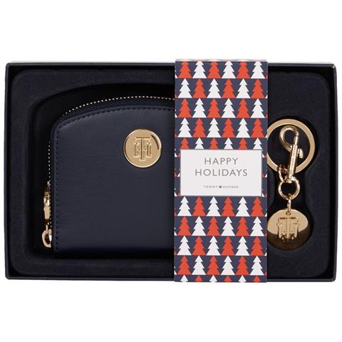 Chic Med Wallet And Charm Gp Portafoglio Sintetico Accessori Donna Blu Eu One Size, Aw0aw14008 Dw6 - Foto 1