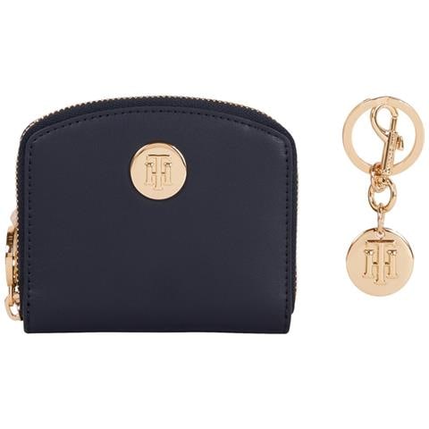 Chic Med Wallet And Charm Gp Portafoglio Sintetico Accessori Donna Blu Eu One Size, Aw0aw14008 Dw6 - Foto 2
