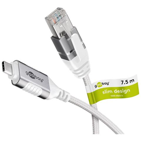 74390 adattatore per inversione del genere dei cavi USB 3.1 type A RJ45 Bianco - Foto 10
