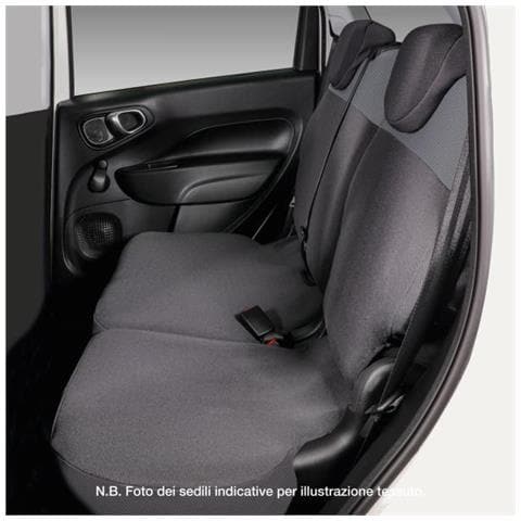 Serie Completa Coprisedili Personalizzati Fiat 500x Tess. Antracite/grigio Piombo - Foto 2