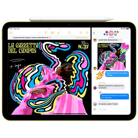 iPad 11" A16 (2025) 128GB Wi-Fi + Cellular (5G) Giallo - Foto 2