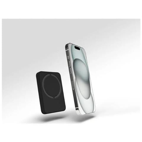 Slim Power Mag Polimeri di litio (LiPo) 4000 mAh Carica wireless Nero - Foto 5