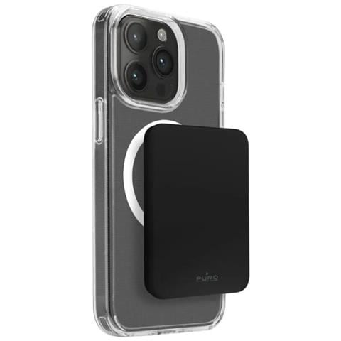 Slim Power Mag Polimeri di litio (LiPo) 4000 mAh Carica wireless Nero - Foto 2