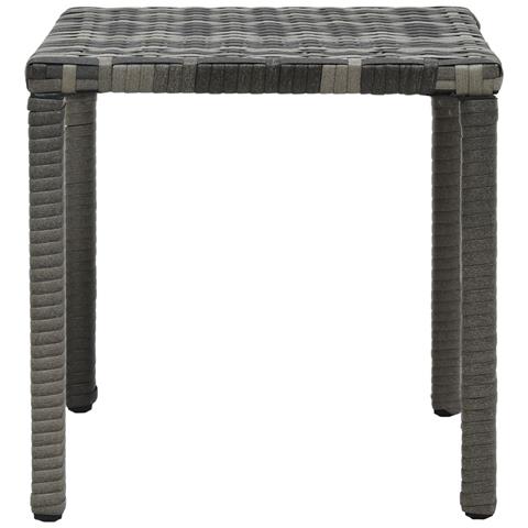 Lettini Prendisole Con Tavolino In Polyrattan Antracite - Foto 8