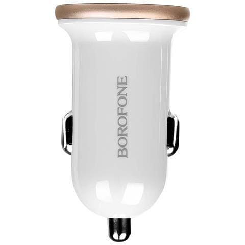 Caricatore Per Auto Rapido Con 2 Porte Usb 5v / 2.1a, Bianco - Foto 1