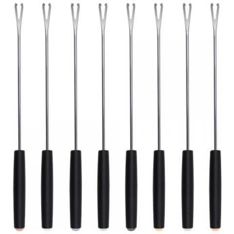 Set Per Fonduta Da 1200 W Con 8 Forchette Nere - Doc339 - Foto 4