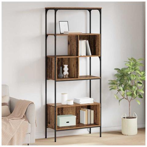Libreria Legno vecchio 76 x 33 x 188,5 cm Legno multistrato - Foto 2