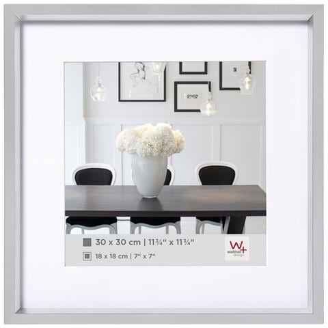 Steel Style Cornice In Plastica 20x20 Argento - Foto 1