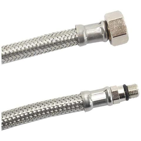 Flessibile In Acciaio Inox Dn8 300mm M10 Certificato Dvgw Per Acqua Potabile - Foto 1
