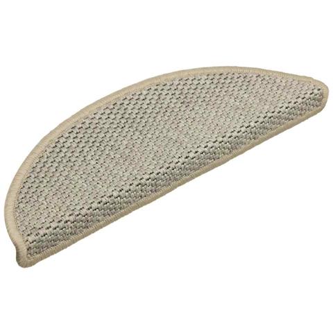 Tappeti Adesivi Scale Aspetto Sisal 30pz 56x17x3cm Verde Chiaro - Foto 2