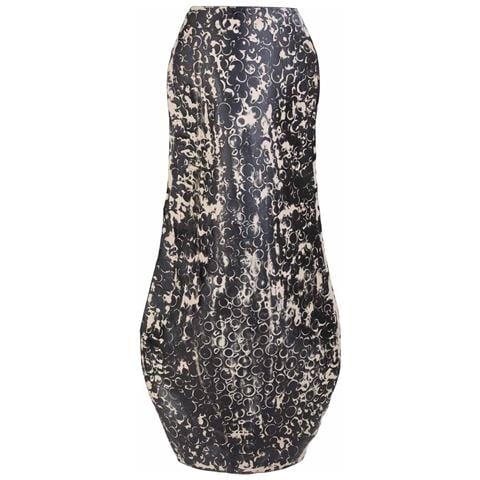 Vaso In Metallo Nero 26x09x58h - Foto 2