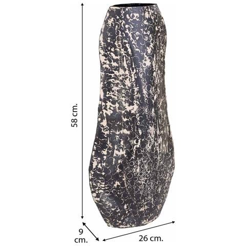 Vaso In Metallo Nero 26x09x58h - Foto 7