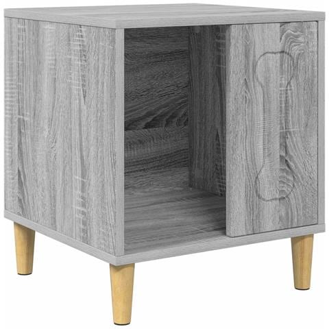 Cuccia per cani Grigio Sonoma 44 x 42 x 49 cm Legno multistrato - Foto 1