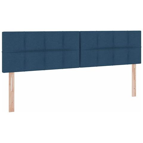 Letto con Contenitore Blu 180 x 200 cm Pelle Sintetica - Foto 9