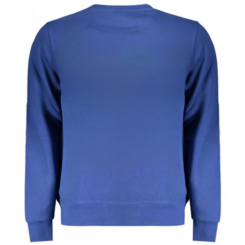 FELPA SENZA CERNIERA BLU PER UOMO - Colore: Blu, Taglia: 2XL - Foto 2