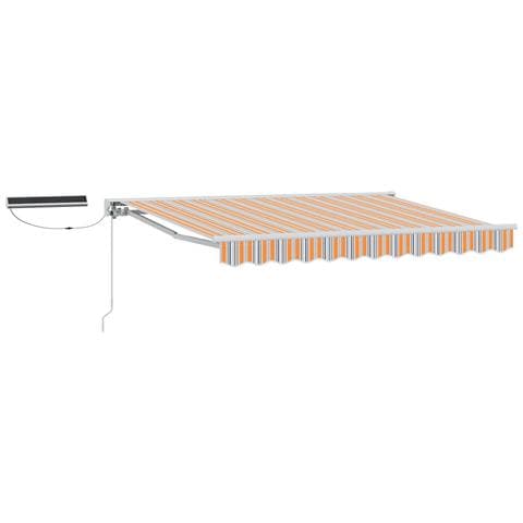 Tettuccio Elettrico Retrattile Blu e Arancione 3,5 x 2,5 m - Foto 1