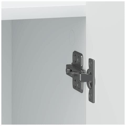 Armadio da Notte 2 pcs Bianco 43 x 34,5 x 52 cm - Foto 9