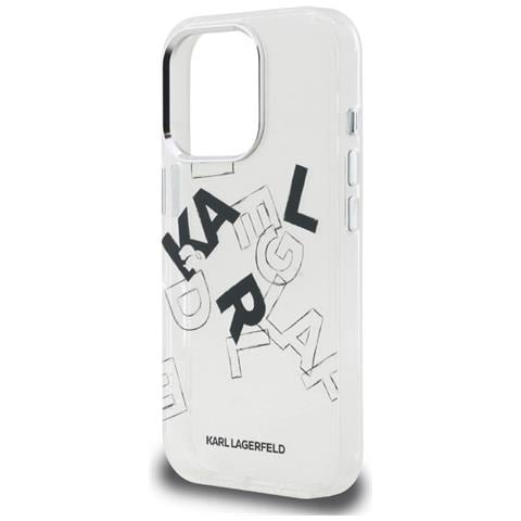 Custodia Trasparente Per Iphone 16 Pro Con Design Grafico Karl Lagerfeld - Foto 1