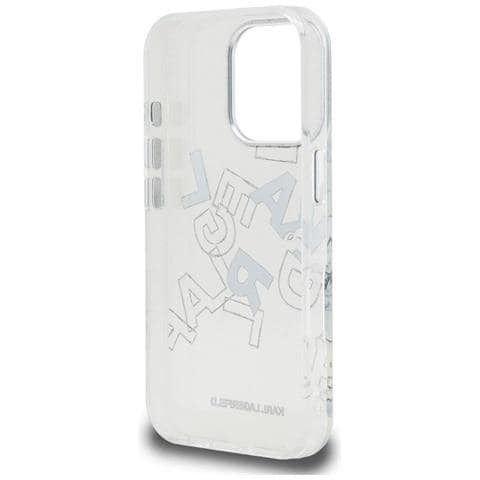 Custodia Trasparente Per Iphone 16 Pro Con Design Grafico Karl Lagerfeld - Foto 2