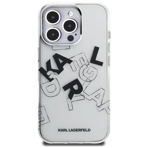 Custodia Trasparente Per Iphone 16 Pro Con Design Grafico Karl Lagerfeld - Foto 7