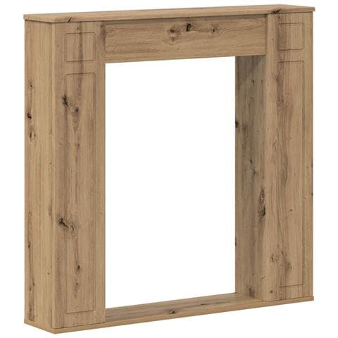 Cornice per camino Rovere Artigianale 100 x 20 x 100 cm - Foto 1