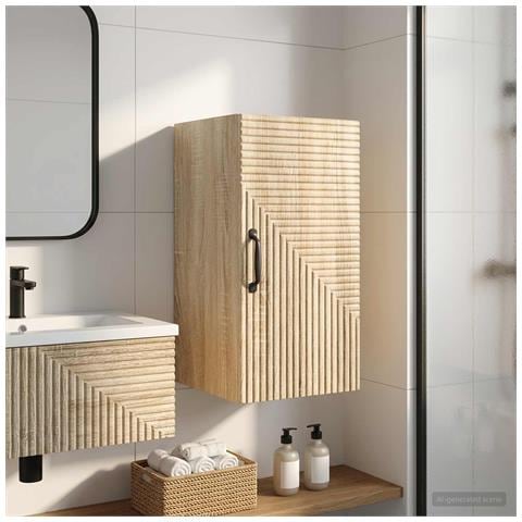 Armadio da bagno a muro HAARLEM Rovere Sonoma 30 x 31 x 59 cm - Foto 2