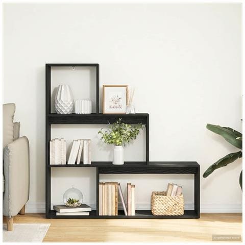 Libreria divisoria 123 x 29 x 123 cm Legno ingegnerizzato - Foto 2