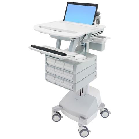 Carrello per Laptop StyleView Colore Bianco e Grigio  - Foto 1