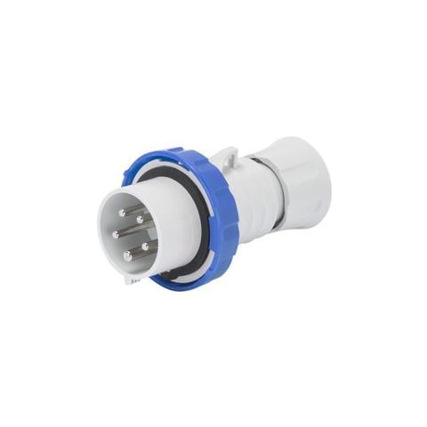 Spina Mobile Diritta Hp Ip67 2p+t 32a 200 250v 50/60hz 6h Cablaggio A Vite - Foto 2