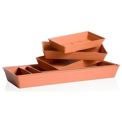 Sottovaso Rotondo Diametro Cm. 18 Colore Terracotta - Foto 2