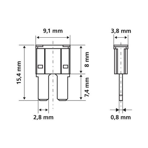 Cart. fusibili Lamellari Micro-due, 10pz - Foto 2