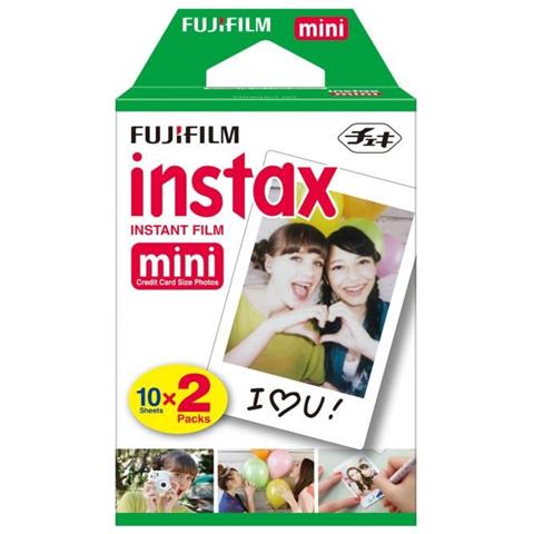 confezione da 20 foto Formato 46x62 mm Blu /& Fujifilm Instax Mini Film Pellicola istantanea per fotocamere Instax Mini KiiPix Stampante fotografica per Smartphone