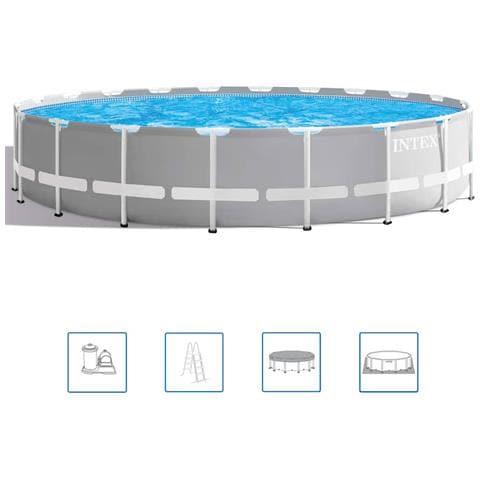 Set Piscina Prism Frame 610x132cm 26756gn - Foto 1