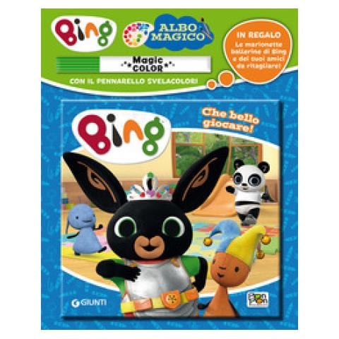 Cristina Panzeri - Che Bello Giocare! Albo Magico. Bing. Ediz. A Colori. Con Pennarello Svelacolori - Foto 1