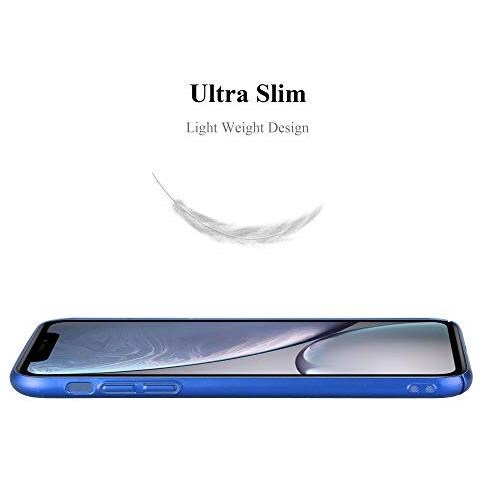 Cadorabo Custodia Compatibile Con Apple Iphone Xr In Azzurro Metallo - Hard Case Coperchio Protettivo In Look Metallico Contro I Graffi E Gli Urti - Foto 2