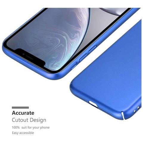 Cadorabo Custodia Compatibile Con Apple Iphone Xr In Azzurro Metallo - Hard Case Coperchio Protettivo In Look Metallico Contro I Graffi E Gli Urti - Foto 9