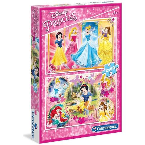Puzzle 2x60 Pezzi Princess - Foto 1