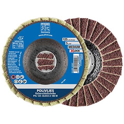 Cavallo Polivlies 44694212-5 Dischi Da 125 Mm, A180, Medio, X-lock (22.23 Mm), Per Un Cambio Rapido E Comodo Degli Attrezzi - Foto 1