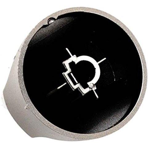 Hot-ari Ix Interruttore Di Controllo Della Manopola Per Hotpoint Shs33xs Shs53x Shs53xs Uhs53x Uhs53xs Forno Cucina (argento)  - Foto 2