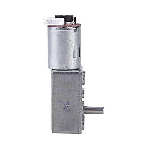 Cc 12v Worm Worm Gear Motor Encoder High Torque Reduction Gear Box Con Encoder Srong Autobloccante 6 Millimetri Albero Di Uscita - Foto 2