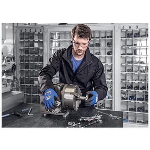 Guanti da Officina Antracite Blu Elastan Poliammide - Foto 3