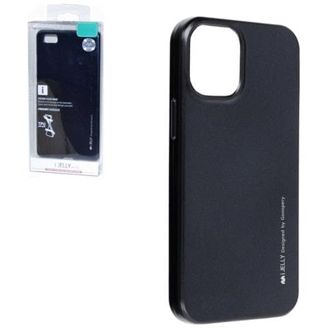 Custodia Silicone I-jelly Mercury Case Per Apple Iphone 12 Pro Max Black - Foto 1