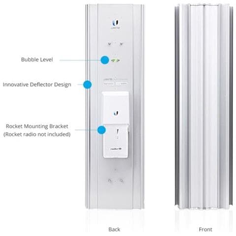 Networks airMAX ac 2x2, 5.1 - 5.8, Doppia polarizzazione, 1.5:1, Parete, Bianco - Foto 1