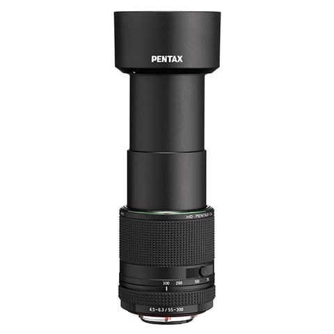 HD DA 55-300mm f / 4,5-6,3 ED PLM WR RE, Super teleobiettivo, SLR, 14/11, 32 - 4,5, 55 - 300 mm, 84,5 - 460 mm - Foto 2