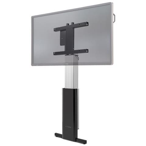 10080250 86" Portable flat panel floor stand Alluminio, Nero base da pavimento per tv a schermo piatto - Foto 1