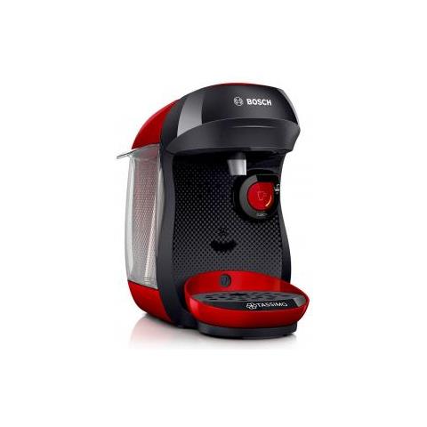 Macchina da Caffè Espresso Automatica Tassimo Happy TAS1003 Serbatoio 0.7 Lt. Potenza 1400 Watt Colore Nero / Rosso - Foto 3
