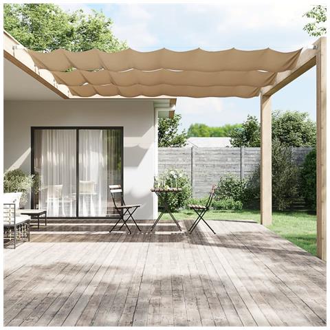 Paravento Verticale Tortora 100x1000 Cm In Tessuto Oxford - Foto 6