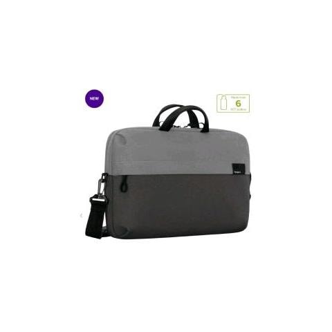 Sagano Slipcase Borsa Per Notebook Da 16' In Tessuto Ricilclato 2 Scomparti Con Tracolla Nero - Foto 6