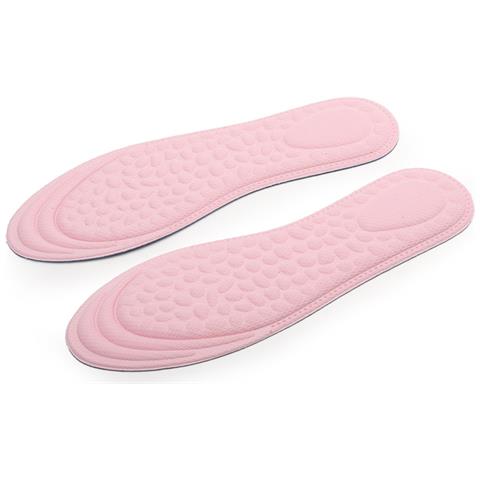 Solette Per Scarpe Con Assorbimento Degli Urti Traspiranti Con Massaggio 4d 1 Paio Pink - Foto 1